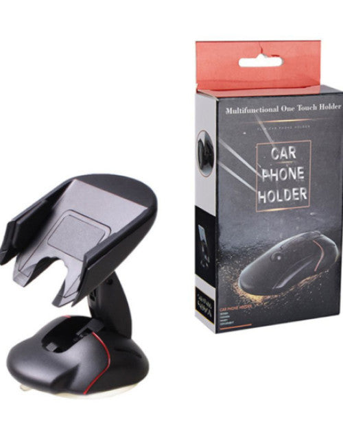 Multifunctional Car Mobile Holder for Dashboard & Windshield Creative Mouse Shaped One Touch Flip Car Mount 360 Degrees Rotation Mobile Holder