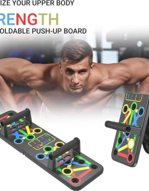 Multifunctional Power Strength Training Fitness Foldable Exercise Equipment Push Up Stand Board