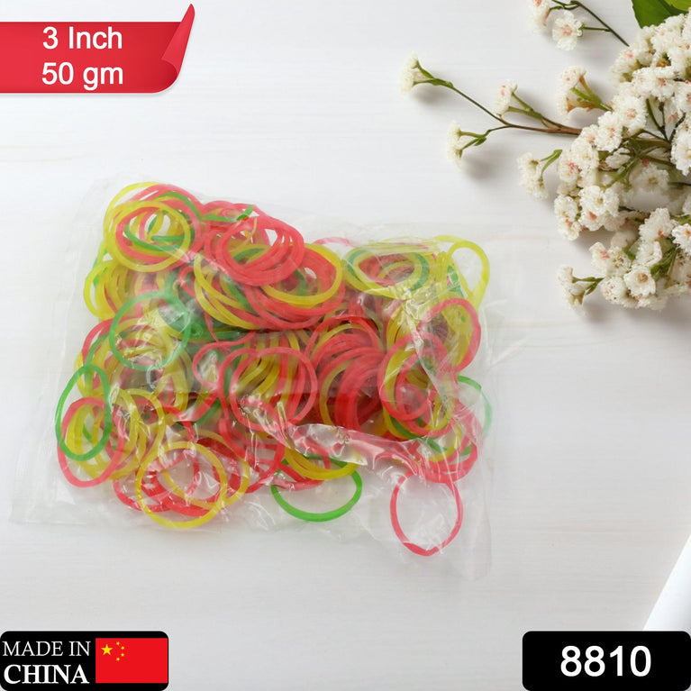 Rubber Band For Officehome And Kitchen Accessories Item Products Elastic Rubber Bands Flexible Reusable Nylon Elastic Unbreakable For Stationery School Multicolor