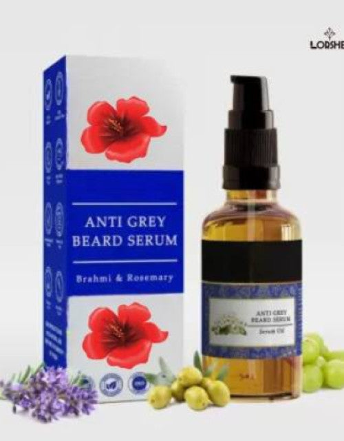 Natural Anti Grey Beard Serum Oil ( Pack Of 2 )