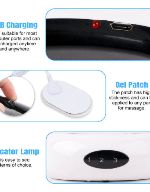 Neck Massager Portable Cordless Equipment Wireless Electric Vibrating