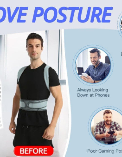 Neoprene Premium Posture Corrector Belt For Men & Women