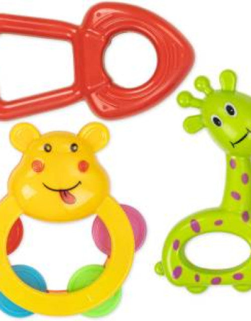 Newborn baby toys Rattles Set for Babies 0-6 Months, 5 Rattle Set