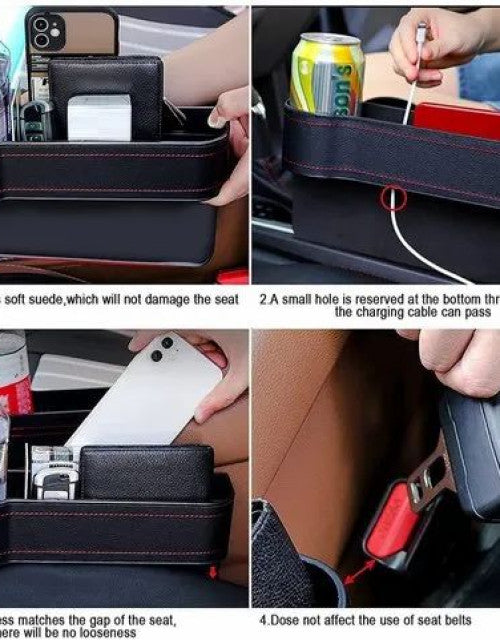 Non Plastic Car Seat Gap Organizer