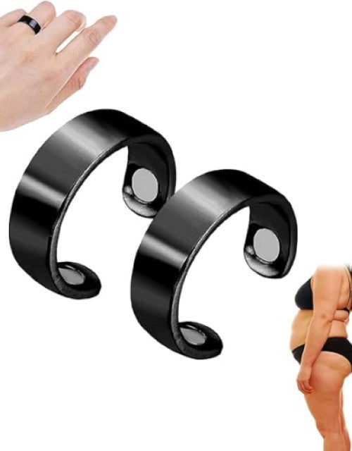 Olux Magnetic Ring Weight Loss, Acupressure Magnetisc Ring for Women Men ( Pack Of 2 )