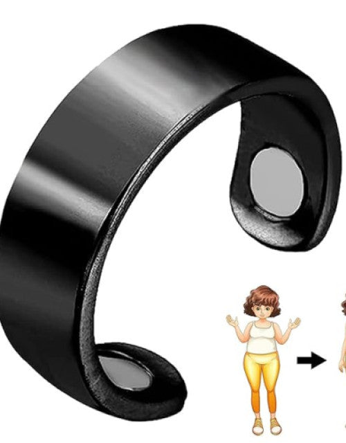 Olux Magnetic Ring Weight Loss, Acupressure Magnetisc Ring for Women Men ( Pack Of 2 )