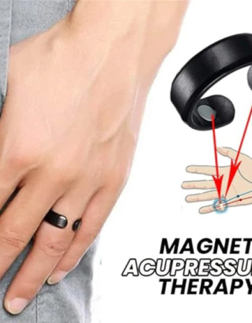 Olux Magnetic Ring Weight Loss, Acupressure Magnetisc Ring for Women Men ( Pack Of 2 )