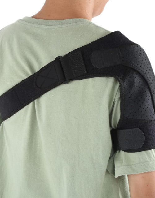 One‑Shoulder Protector Reversible Lightweight Adjustable with Bandage for Pain Relief