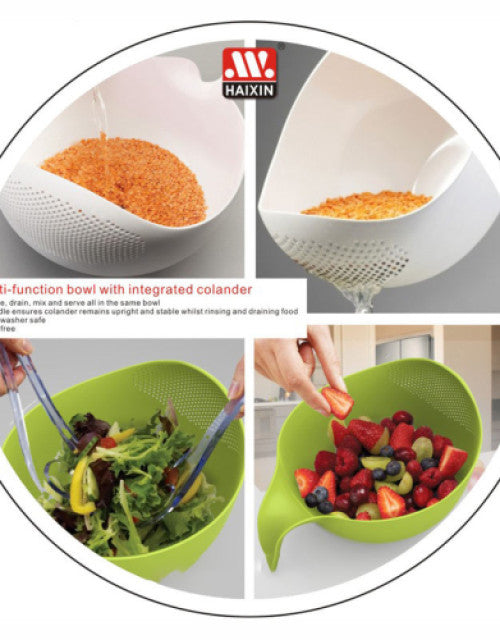 Plastic Colander Sieve Rice Washing Filter Kitchen Plastic Washing Colander