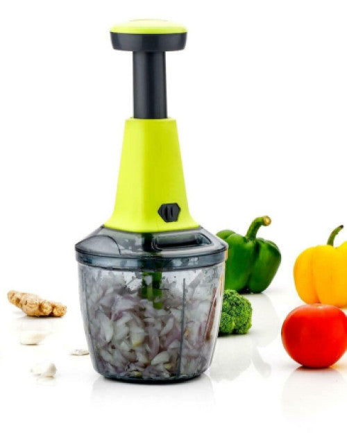 Plastic Push Chopper for Kitchen, Vegetable Chopper