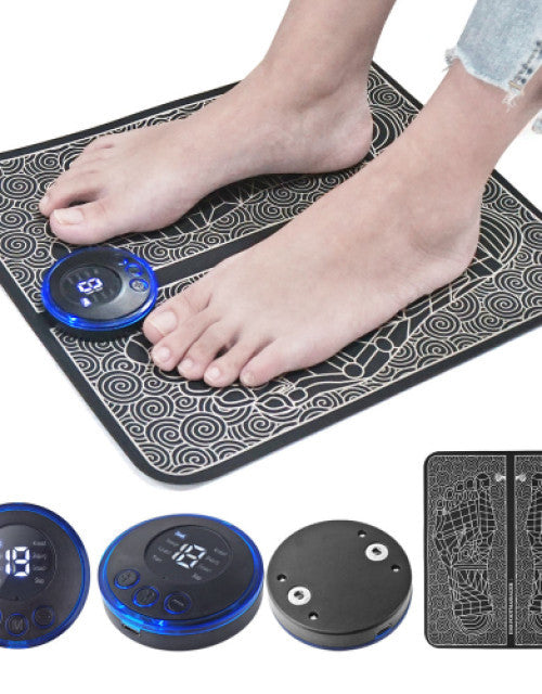 Portable Folding Ems Foot Massage Pad Relax Usb Remote Electric Foot Circulation Reflexology Massager Mat