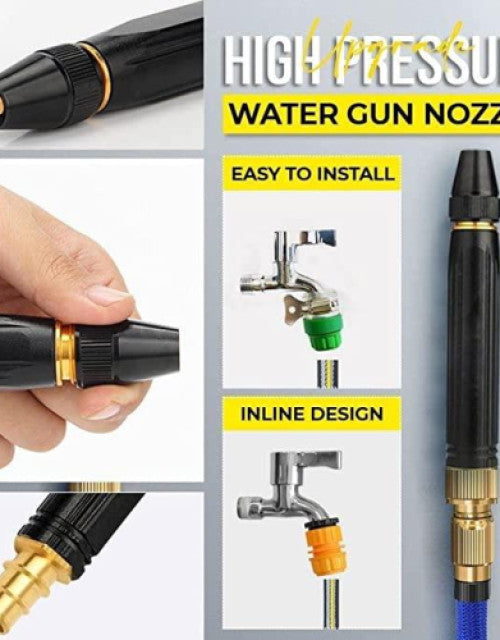 Portable High Pressure Water Nozzle (Black)