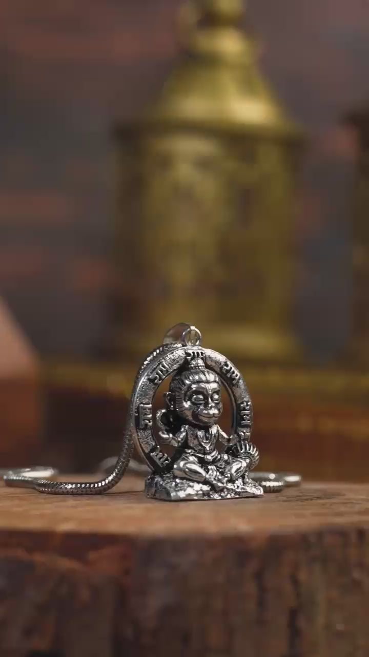 Lord Bal Hanuman Pendant with Chain