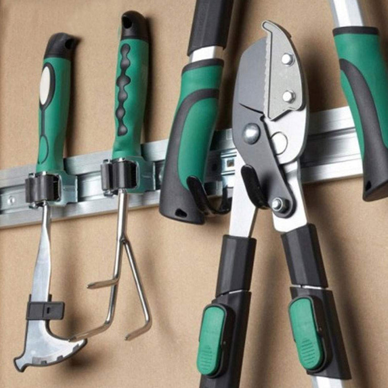 Multifunction Wall Mount Garage Holder For Mop  Broom  Hanger (4 Pcs Set)