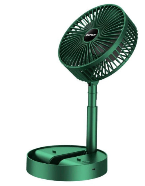 Rechargeable Desk Fan,Telescopic Tabletop Silent Air Circulator Fan