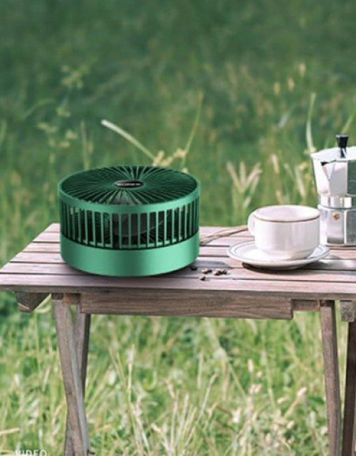 Rechargeable Desk Fan,Telescopic Tabletop Silent Air Circulator Fan