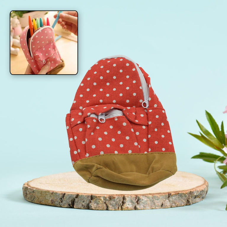 7985 Reusable Multipurpose Washable Pouch Pen Pencil Stationary Case Travel Boys  Girls Pouch With Zip Cosmetic Makeup Pouch Mini Backpack Pen For Travel School Stationary