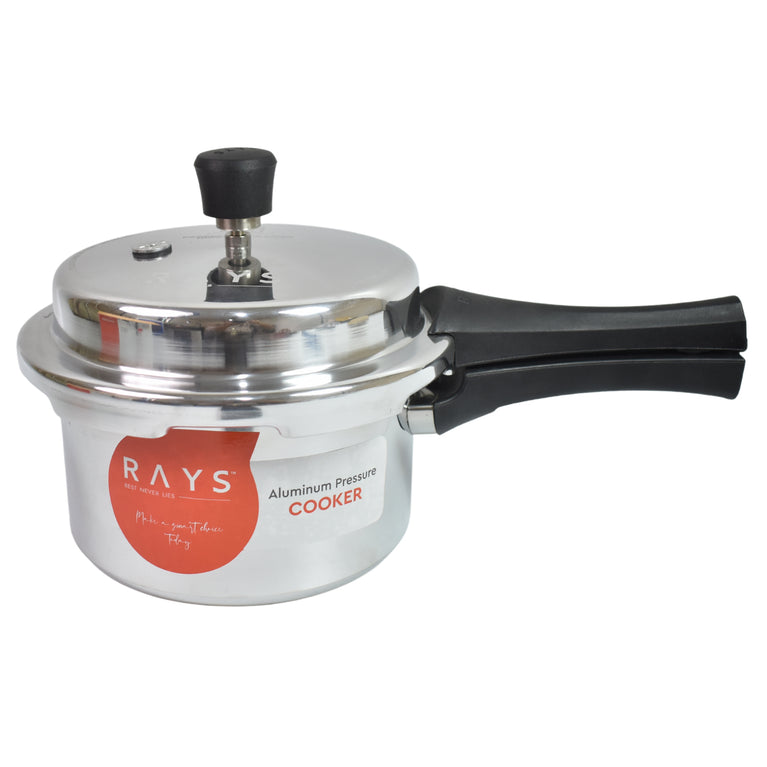 Aluminium Rays Pearl Pressure Cookers With Outer Lid (2.5 Litres)