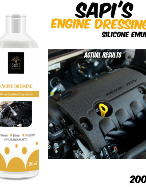 Sapi'S Engine Dressing Silicone Emulsion Concentrate for Car CLEANER SHINER PROTECTOR