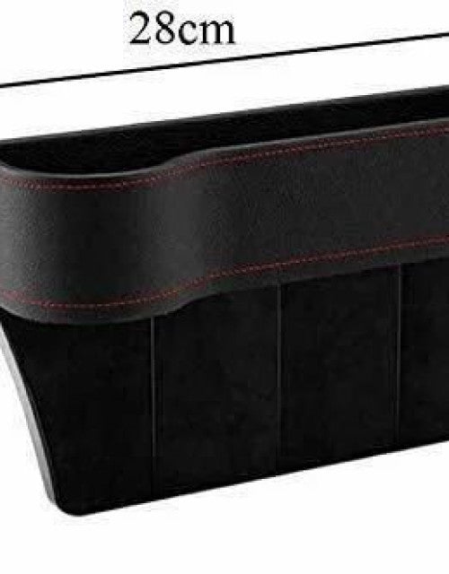 Seat Pockets Pu Leather Car Console Side Organizer