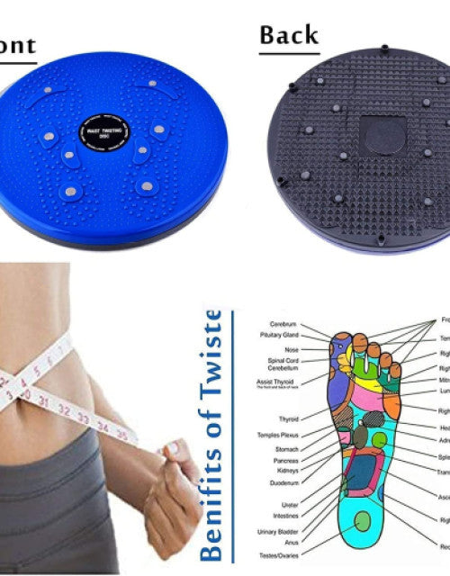 Solid Plastic Sports Solutions Tummy Twister A Dynamic Body Balancing Disc For All adult Boy/Girls (Colour May Vary to Subject Availability)