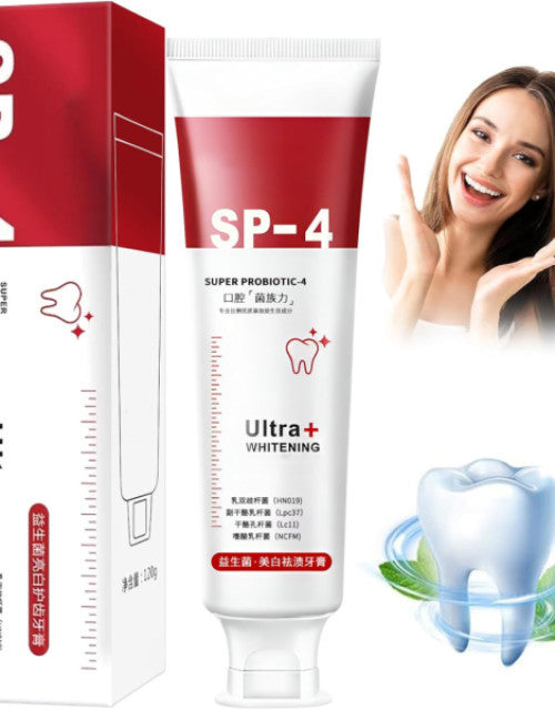 SP-4 Probiotic Whitening Toothpaste, Teeth Whitening Toothpaste (Pack of 1)