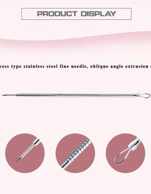 Stainless Steel Blackhead Remover Pimple Blemish Extractor Remover Tool Set