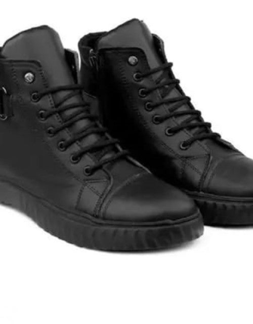 Stylist Black Boot Shoes For Men