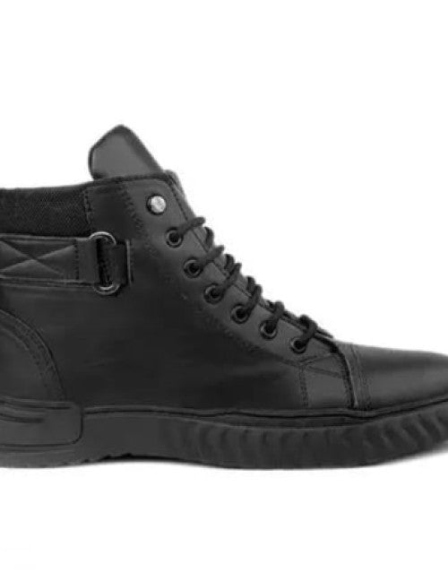 Stylist Black Boot Shoes For Men