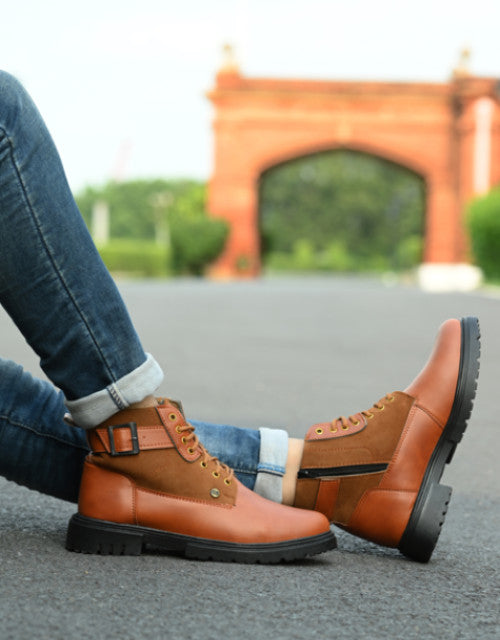 Synthetic Leather Lightweight Boot Article 1075