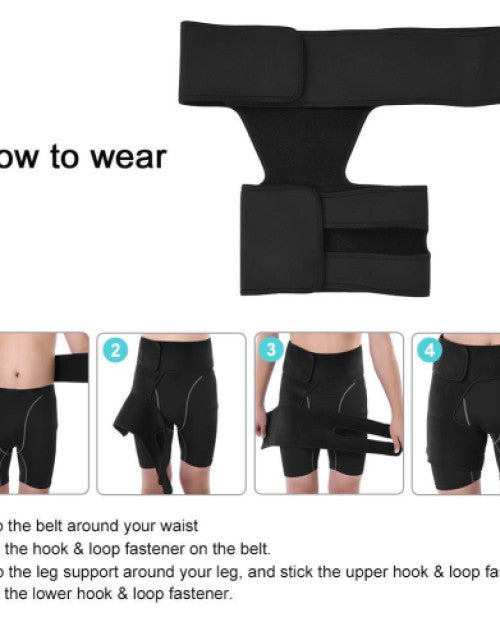 Thigh Support Groin Support Brace Compression Thigh Strap Wrap