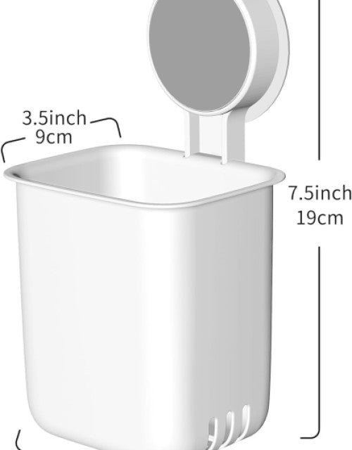 Toothbrush Holder for Bathroom, Plastic Wall Mounted Self Adhesive ( Pack Of 2 )