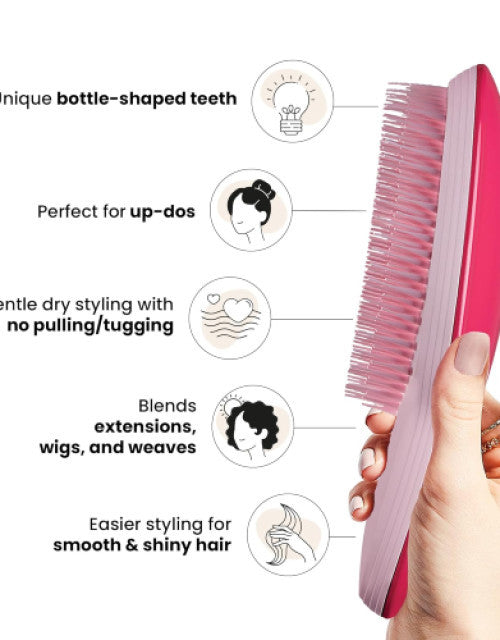 Ultimate Finisher Hairbrush, Smooths Strands, Adds Volume & Shine