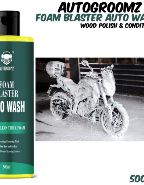 Vehicle Interior Cleaner Shiner Foam Blaster Auto wash Car and Bike