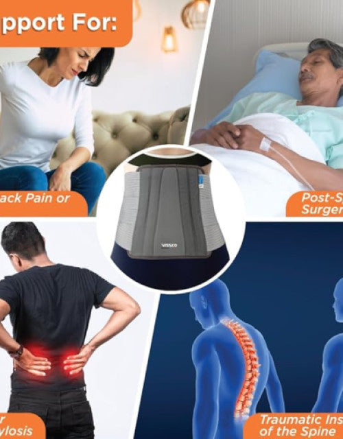 Vissco Core Lite Contoured LS Belt for Back Pain Relief (Women and Men)