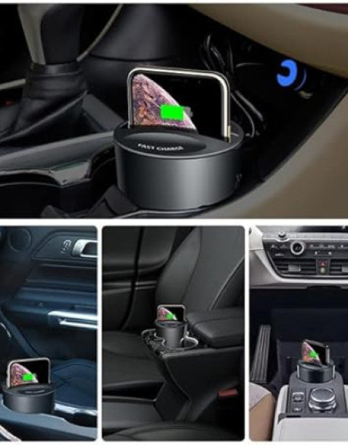 Wireless Cup Holder Car Phone Charger,