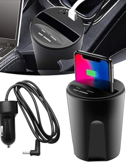 Wireless Cup Holder Car Phone Charger,