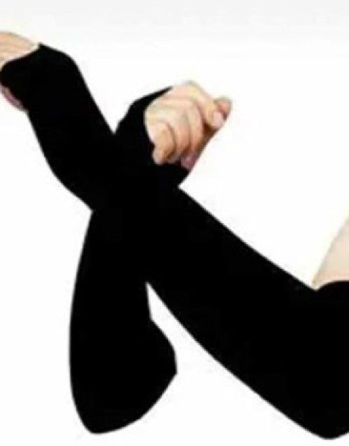 Women's Nylon Full Hand Arm Sleeve Gloves