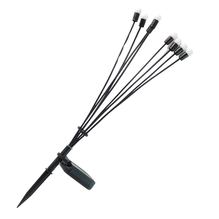 Solar Led Fiber Optic Garden Light - (1 Pc)