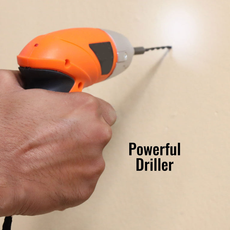 Portable Electric Screwdriver Set With 45 Bits (1 Set)