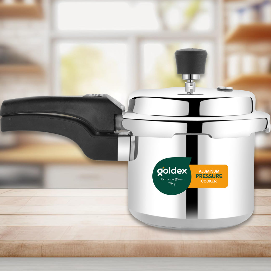 Aluminium Classic Goldex Pressure Cookers With Outer Lid (3 Litres)